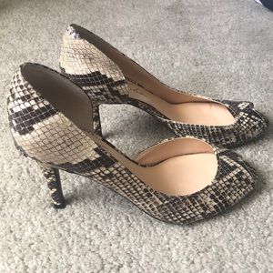 Marc Fisher peep toe heels